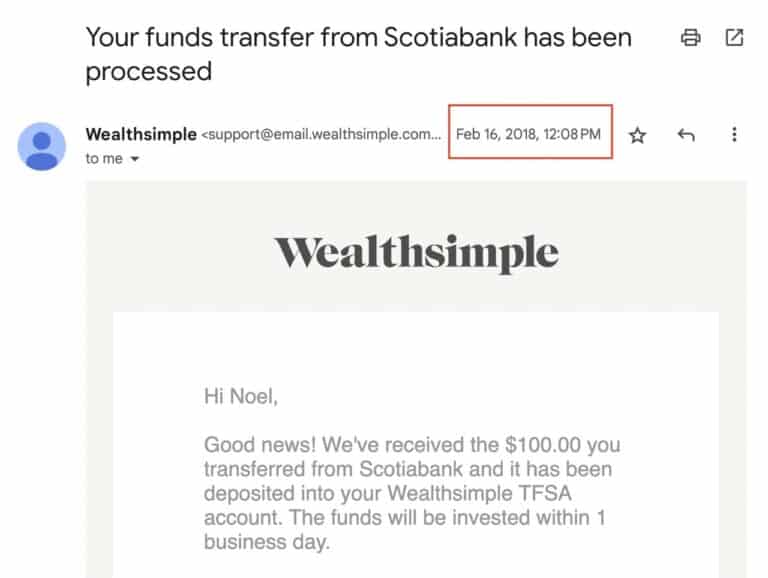 How To Withdraw Money From Wealthsimple With Screenshots Noel Moffatt